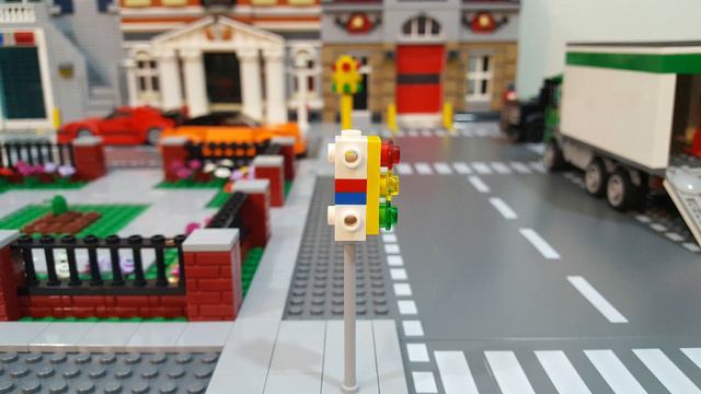 LEGO Tutorial - How To Build City Traffic Signals смотреть онлайн