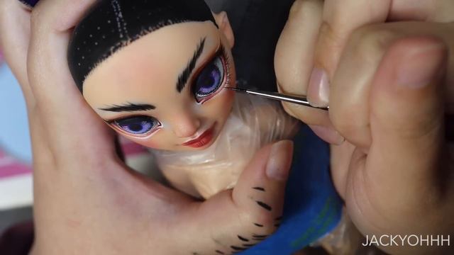 REPAINT ! Euphoria Inspired OOAK Rainbow High Violet Willow Doll Custom Tutorial •JackyOhhh смотреть онлайн