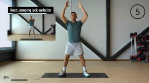 10-минутная кардиотренировка дома (сжигание жира, без оборудования)