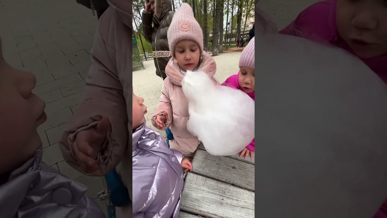 Сахарная вата #двойняшки #близняшки #дети #мамаблогер #многодетнаясемья #сестры #baby #дочки #дети смотреть онлайн