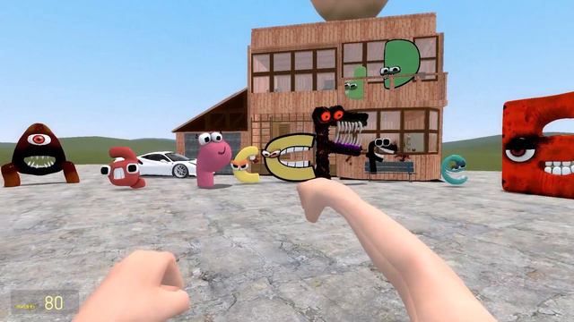 ALPHABET LORE FAMILY DESTROYED MY HOUSE In Garry`s mod! смотреть онлайн