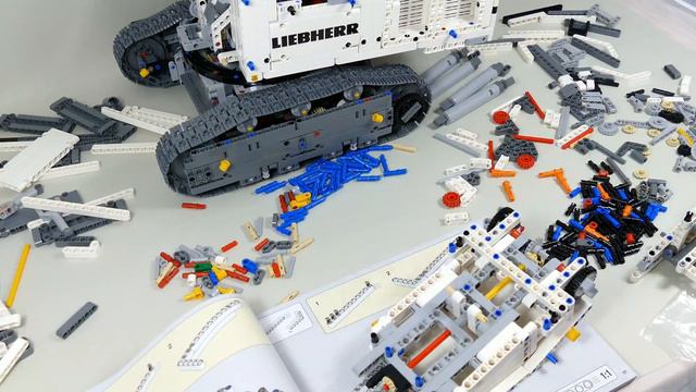 Liebherr R 9800 Lego Technic 42100 Unboxing, Speedbuild, Review смотреть онлайн