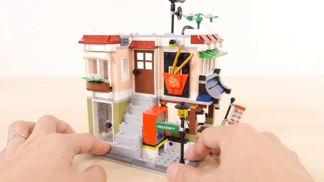 レゴ クリエイター 街のラーメン屋さん 31131 ／ LEGO Creator Downtown Noodle Shop 31131 Speed Build & Review смотреть онлайн