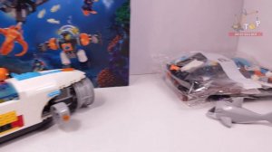 LEGO® City Deep-Sea Explorer Submarine (60379)[842 pcs] Building Instructions @TopBrickBuilder