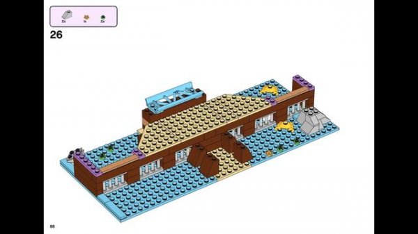 Lego Friends 41375 - Heartlake City Amusement Pier - Building Instructions