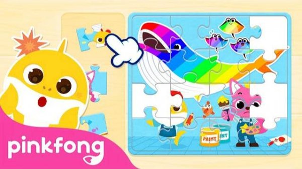 Baby Shark Jigsaw Puzzle Fun App | Game Play | Kids Video & Game App | Pinkfong Baby Shark Game