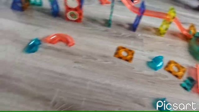 Magic Magnetic Blocks Magnetyczne Tory Dla Kulek - Super Zabawa Magnetycznymi Klockami