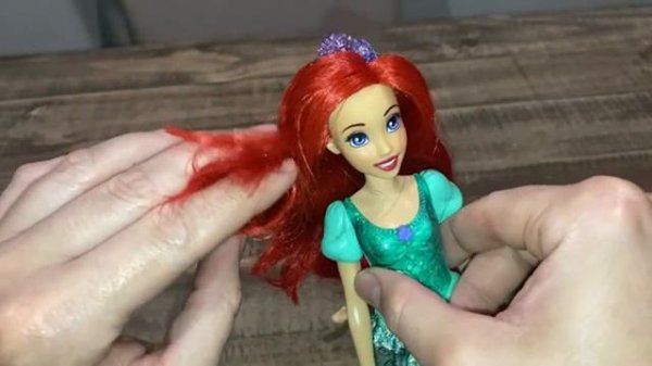 Mattel Ariel 2023 basic doll review/comparison video hasbro Ariel