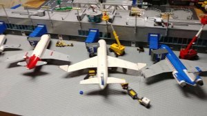 Lego moc Airport build progress.