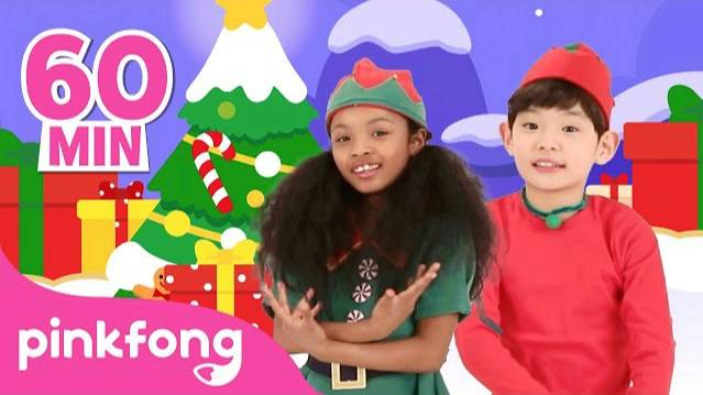 Merry Twistmas and more! | Pinkfong Dance Along | Christmas Songs for Kids | Pinkfong Official смотреть онлайн