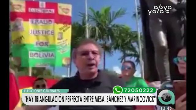 García Linera: “Mesa, Marinkovic y Sánchez Berzaín hacen la "triangulación perfecta” смотреть онлайн