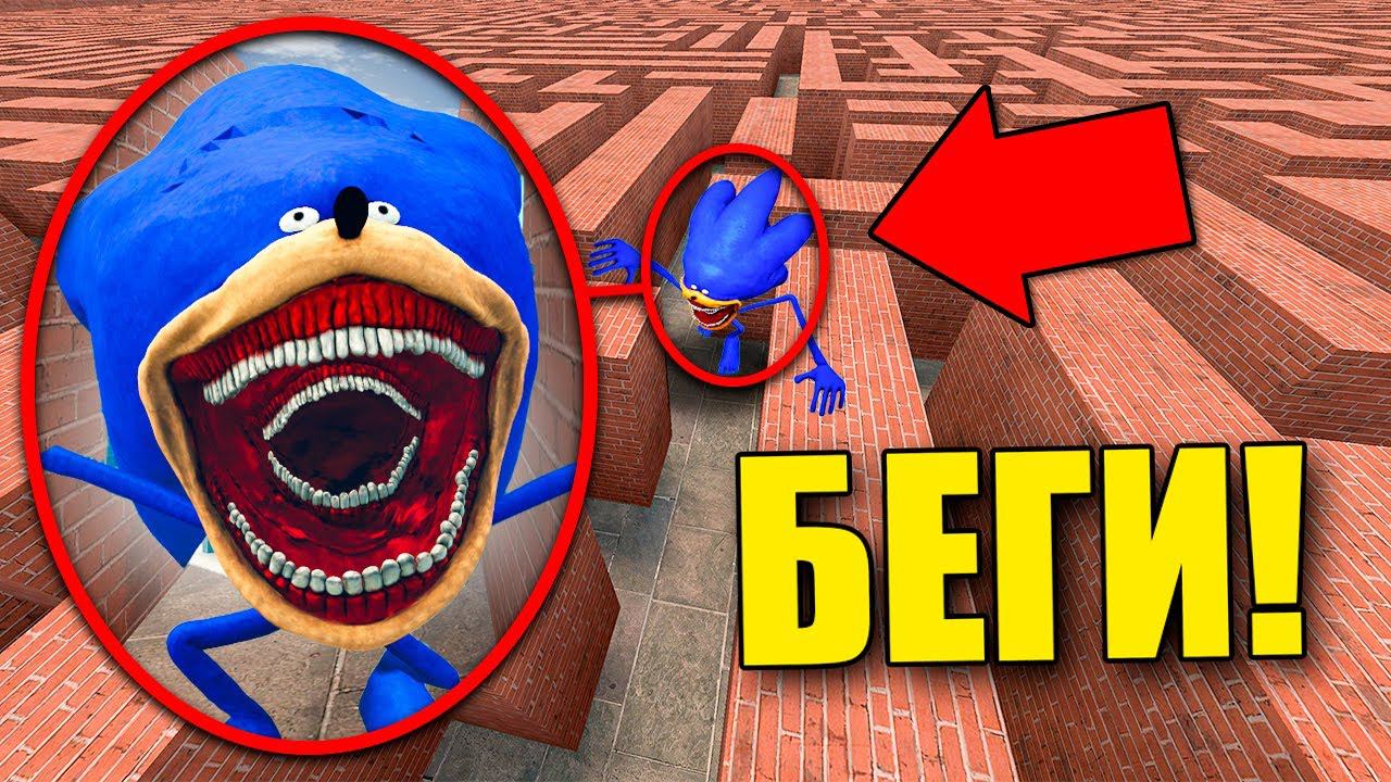 СОНИК ПОЖИРАТЕЛЬ В ЛАБИРИНТЕ! МРАЧНЫЙ МИР СОНИКА В Garry`s Mod смотреть онлайн