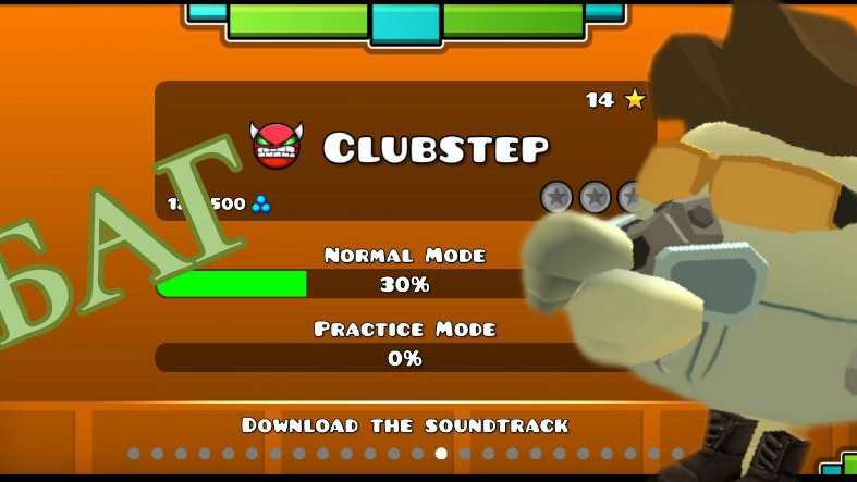 Баг в уровне ClubStep в геометри деш|Geometry Dash смотреть онлайн