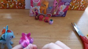Распаковка игрушек майлитл пони и шобкинс