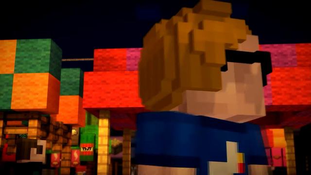 Minecraft Story Mode Episode 1 Часть 2 За странным дедком смотреть онлайн