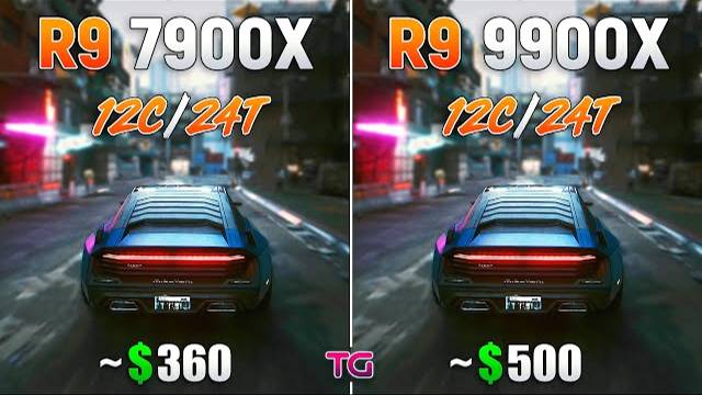 Ryzen 9 9900X Vs Ryzen 9 7900X - Test In 10 Games