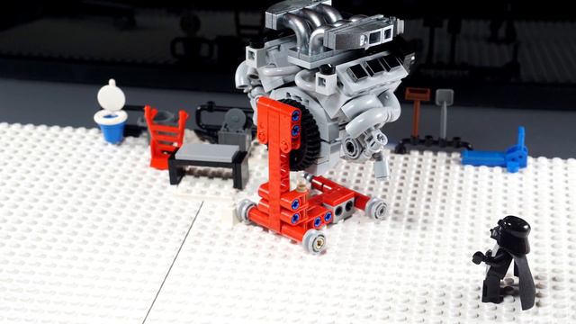 GT-R R35 Lego Motor Turbo Install and STARTUP! Stop-Motion смотреть онлайн