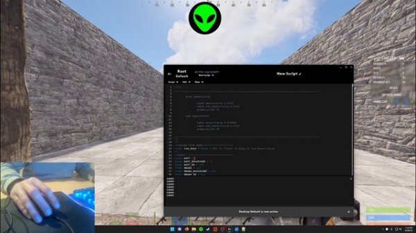 How to setup Rust macros on Logitech Ghub