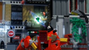 Lego Sonic the Hedgehog vs Shadow [SA2 Stop Motion]