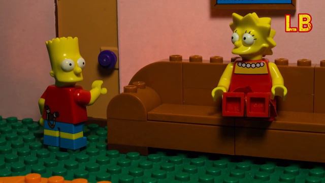 LEGO SIMPSONS: YOU DON'T WIN FRIENDS WITH SALAD - A STOP MOTION ANIMATION - GREAT LEGO ANIMATIONS смотреть онлайн