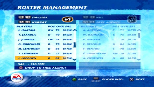 NHL 07 Karpat Overall Player Ratings смотреть онлайн