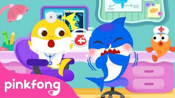 OUCH! 啕 My Stomach Hurts! 😭 | Baby Shark's Hospital Play | Kids Cartoon | Pinkfong