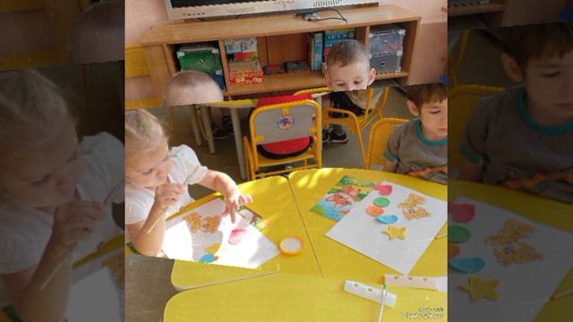 Аппликация 'Шарики воздушные, ветерку послушные" младшая группа "Звёздочки" смотреть онлайн