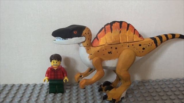 Обзор на лего кастом Спинораптор смотреть онлайн