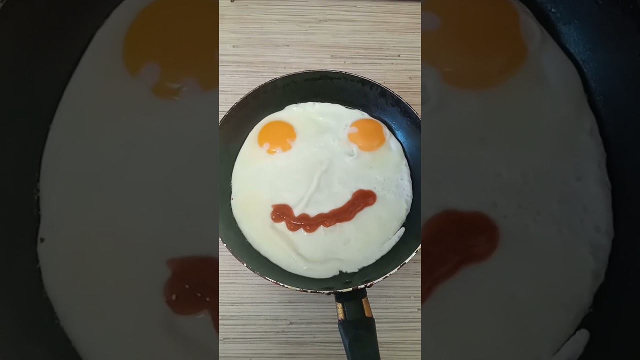 Яичница улыбается #простойрецепт #яичница #глазунья смотреть онлайн