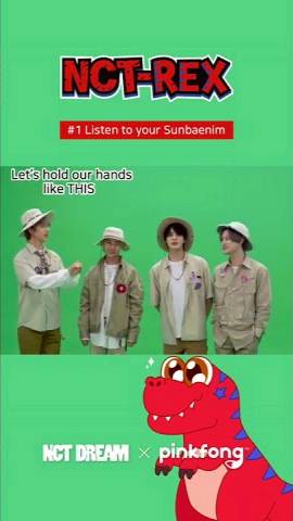 Listen to your Sunbaenim | NCT DREAM x Pinkfong | Dino A to Z Behide the scenes | #shorts смотреть онлайн