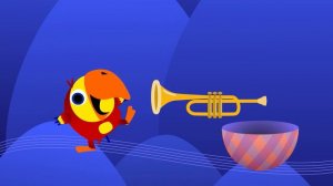 Learning First Words w Larry The Bird | Sensory Stimulation for Babies | First University