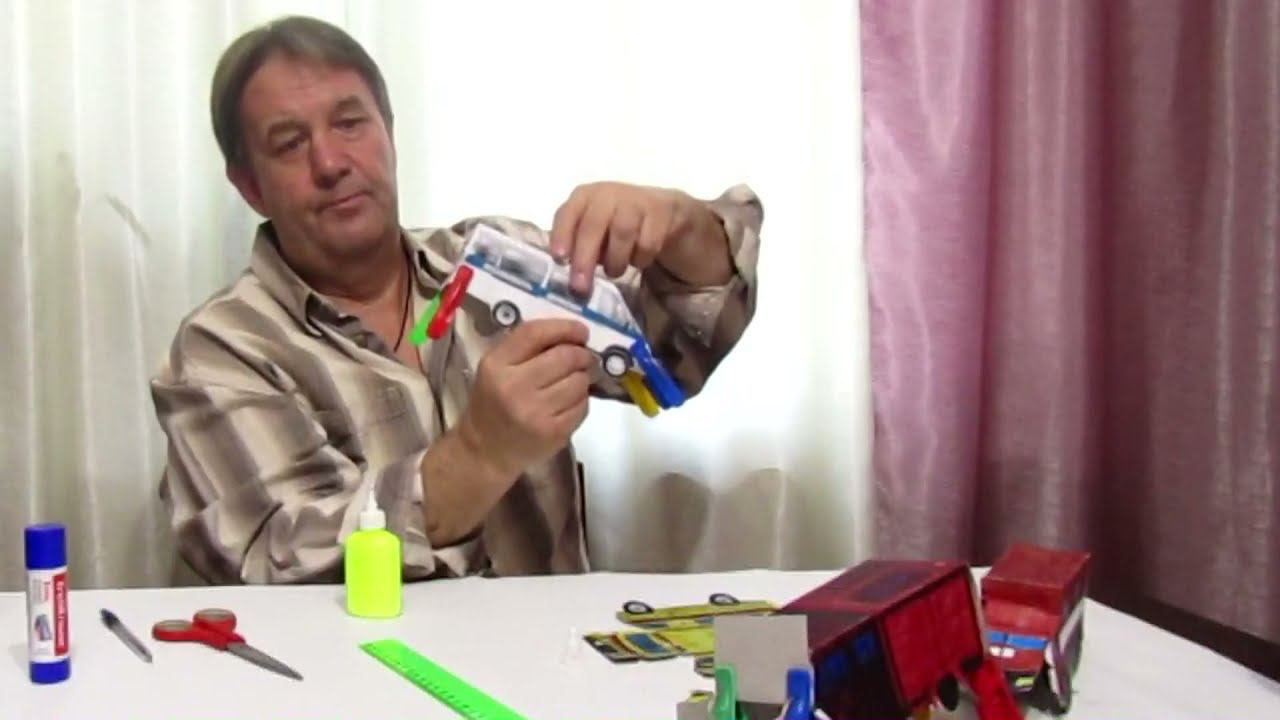 14.10.21 Создание заготовок для автомоделей МЧС Склейка корпуса