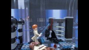 Lego Star Wars Darth Maul VS Qui Gon Jinn and Obi Wan kenobi