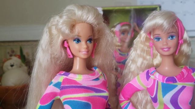 Barbie Totally Hair 25 Aniversario Y Barbie Totally Hair Original