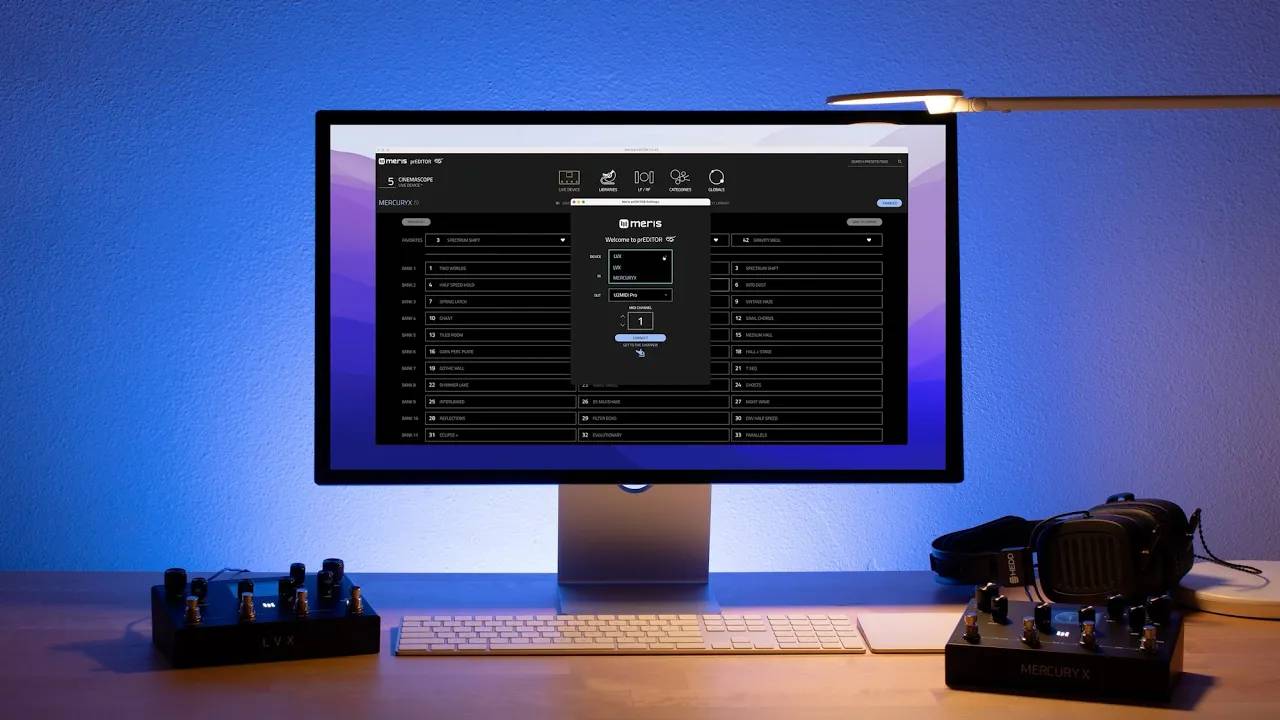 Meris prEditor v2 UI Overview