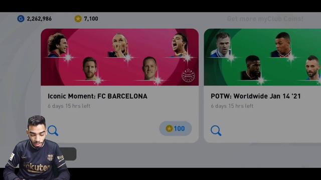 FC BARCELONA - ICONIC MOMENT PACK OPENING PES 2021 MOBILE смотреть онлайн
