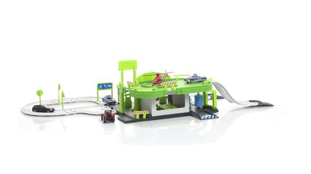 Majorette 2050010 - Парковка-заправка CREATIX с 1 машинкой в комплекте. Creatix Petrol Station смотреть онлайн