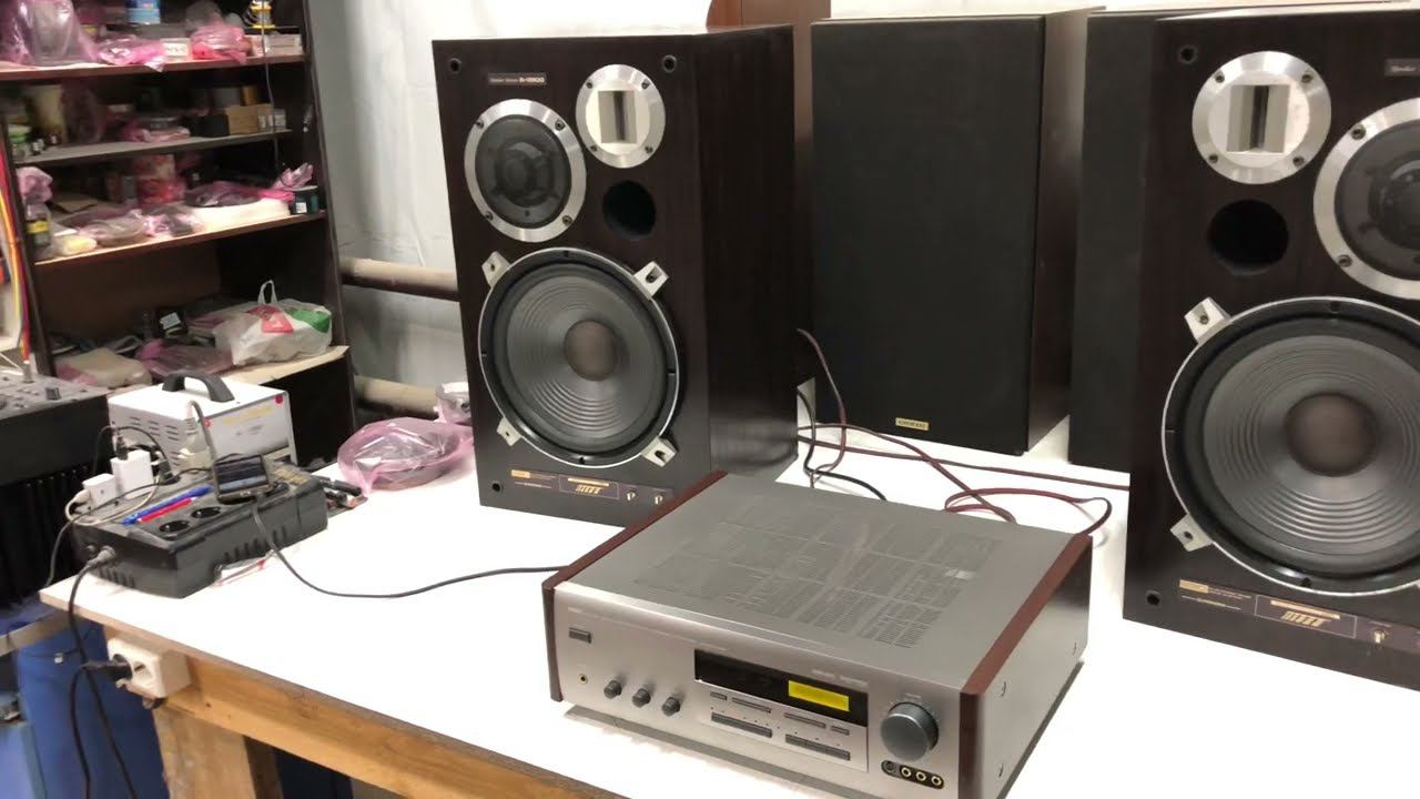 Ресивер AVX-1000 легко качает S-9500 на дубовых подвесах смотреть онлайн