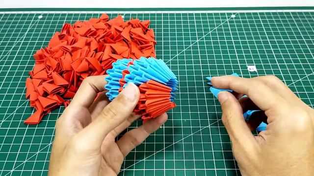 Tutorial How To Make 3D Origami: Spiderman from Comic Marvel смотреть онлайн