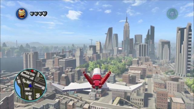 HOW BIG IS THE MAP in Lego Marvel Super Heroes? Fly Across the Map смотреть онлайн
