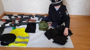 Набор полицейского оружие
