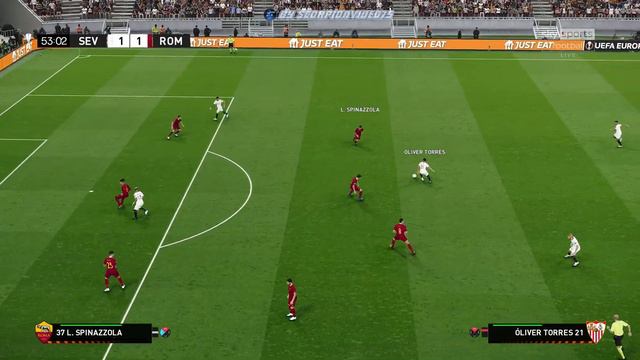 Siviglia Vs Roma, Finale UEFA Europa League 2022/23 • Puskás Aréna • PES 2021 Legend Level смотреть онлайн
