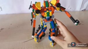 Jinbao LEGO VATOS bricks 27 in 1 alphabet robot build Toy Review
