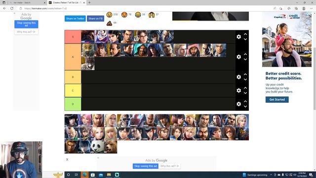 Final Tier List I Make For Tekken 7!?!? смотреть онлайн