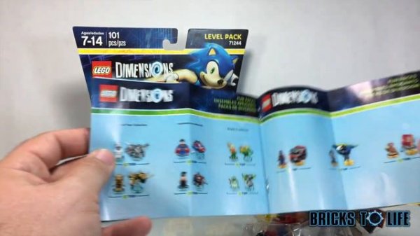 Sonic Unboxing - Lego Dimensions Level Pack - Sonic The Hedgehog - Wave 7