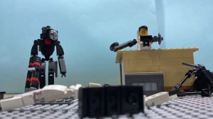 lego Skibidi toilet attack on base
