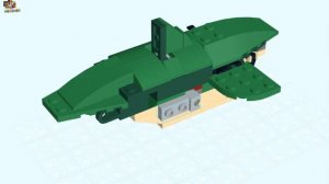🔥LEGO Creator Megalodon SET 31058 Alternate🔥 Speed Build 3D