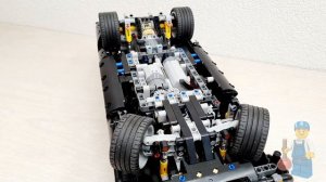 How to Motorize LEGO 42111 Dom's Dodge Charger With Lego RC Power Functions With Detail Photo`s