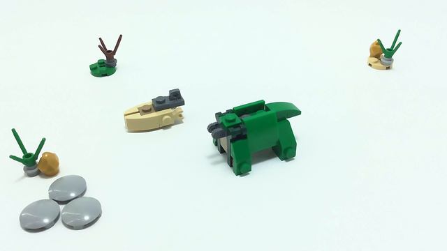 Lego Mini MOC (Part 2) - Rhino - Alternative build tutorial from Lego Creator 31058 смотреть онлайн