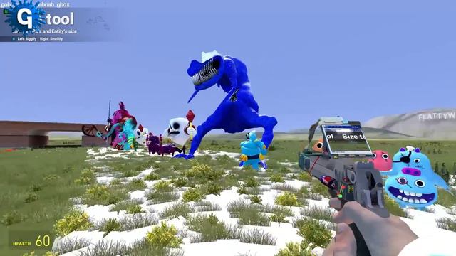 BIGGEST GARTEN OF BANBAN 5 SIZE COMPARISON IN GARRYS MOD смотреть онлайн